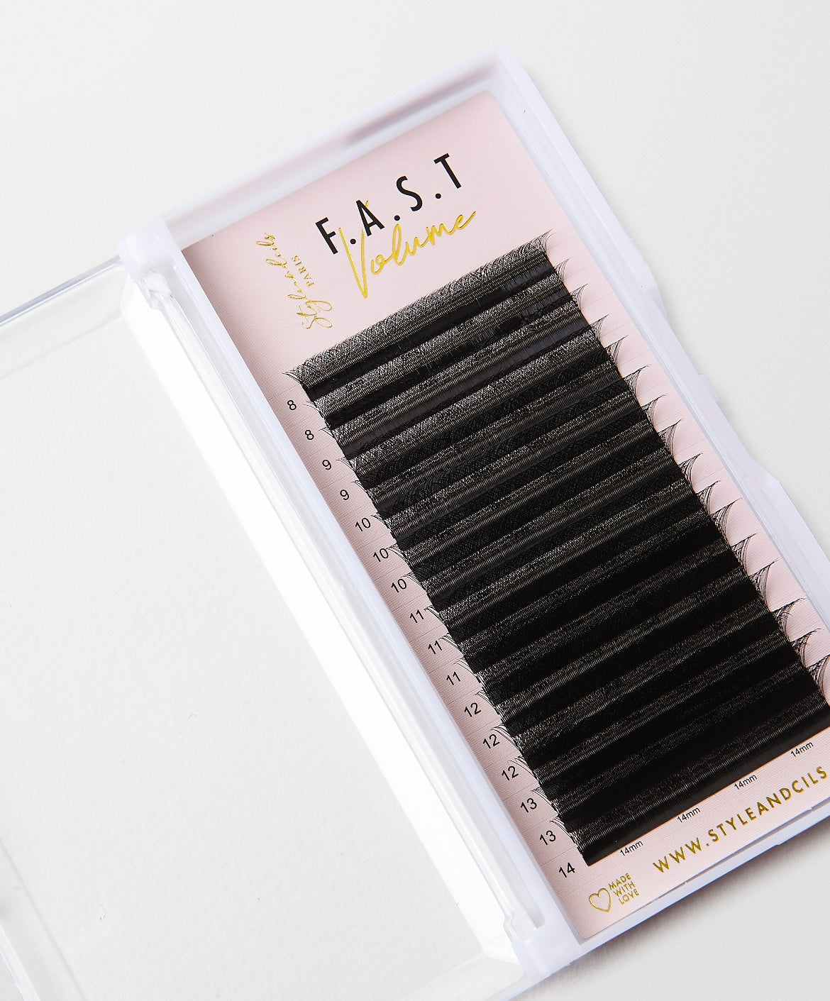 STYLEANDCILS- FAST VOLUME - W LASH - 3D/4D/5D MIXTE NOIR