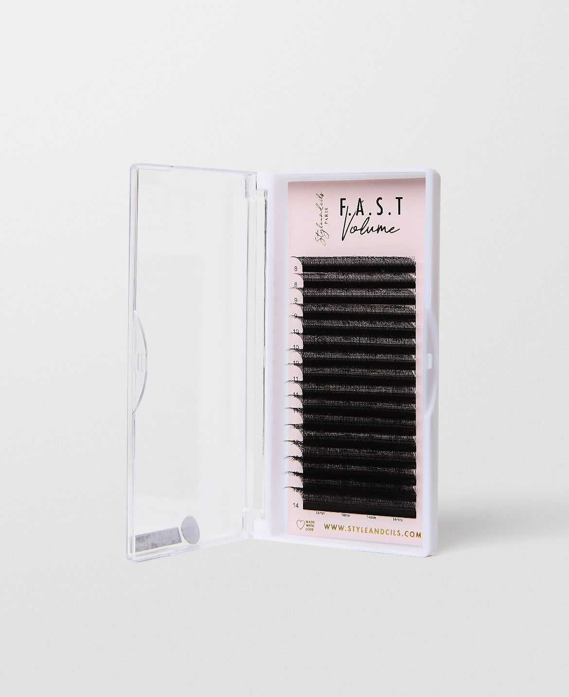 STYLEANDCILS- FAST VOLUME - W LASH - 3D/4D/5D MIXTE NOIR